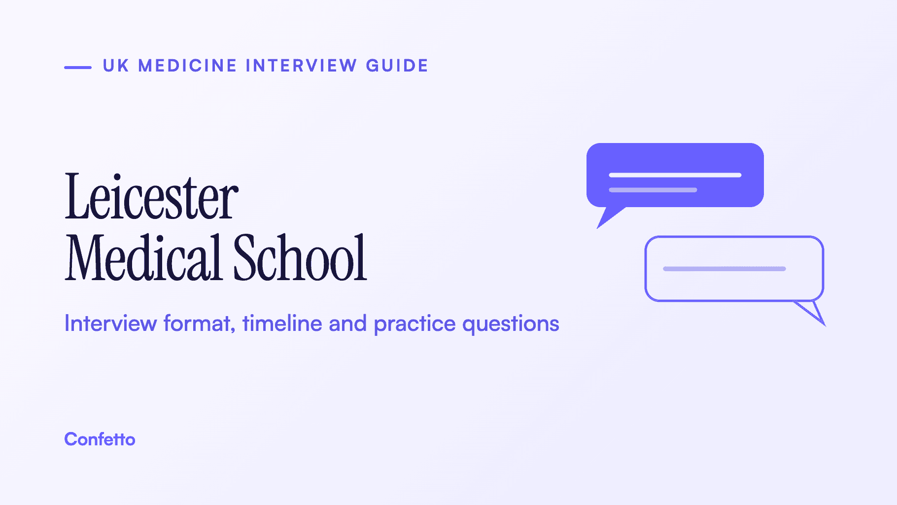 Leicester Medical School MBChB interview guide: MMI, numeracy station, 2027 dates and practice questions