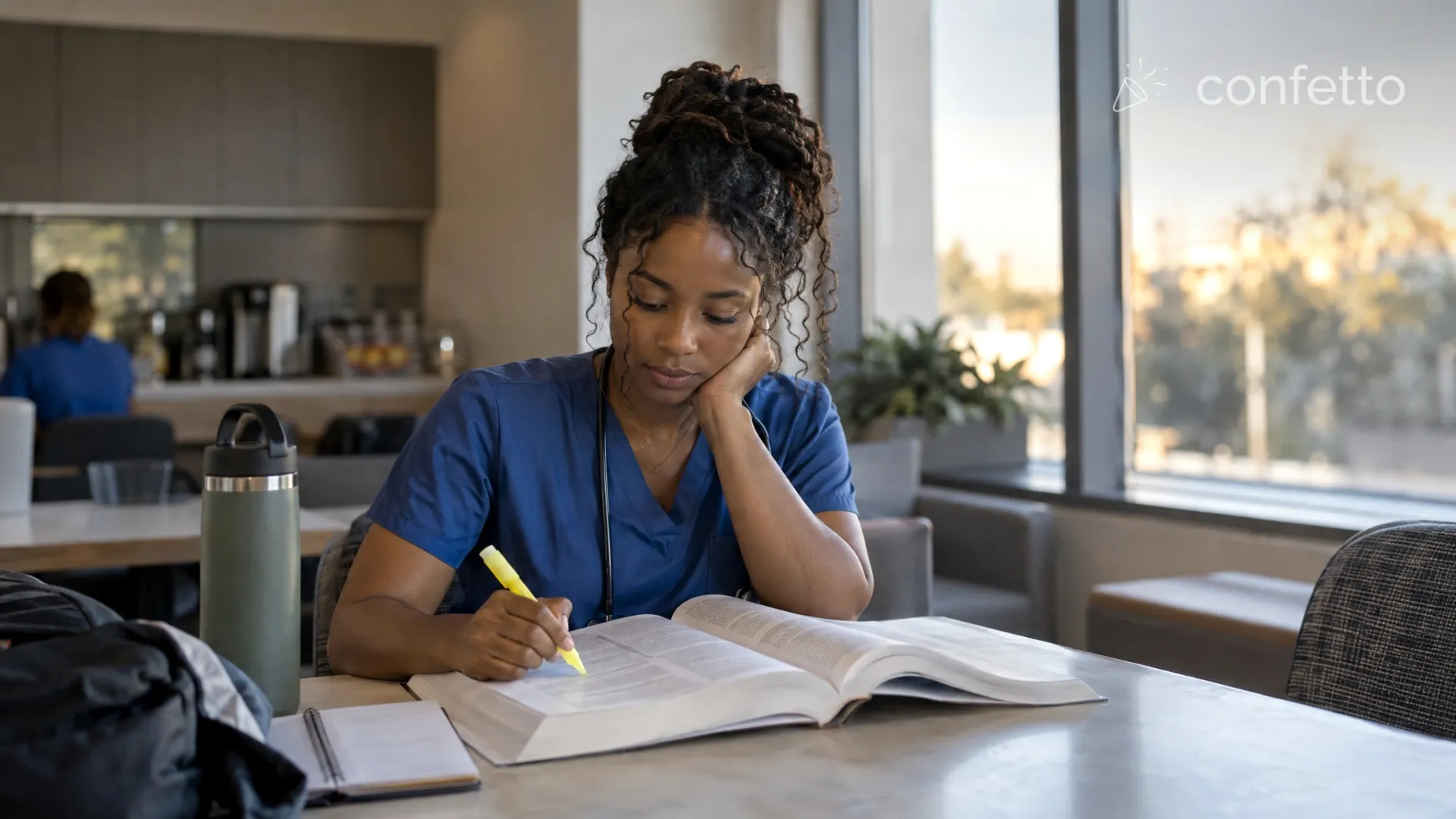A medical student studying for Step 2 CK