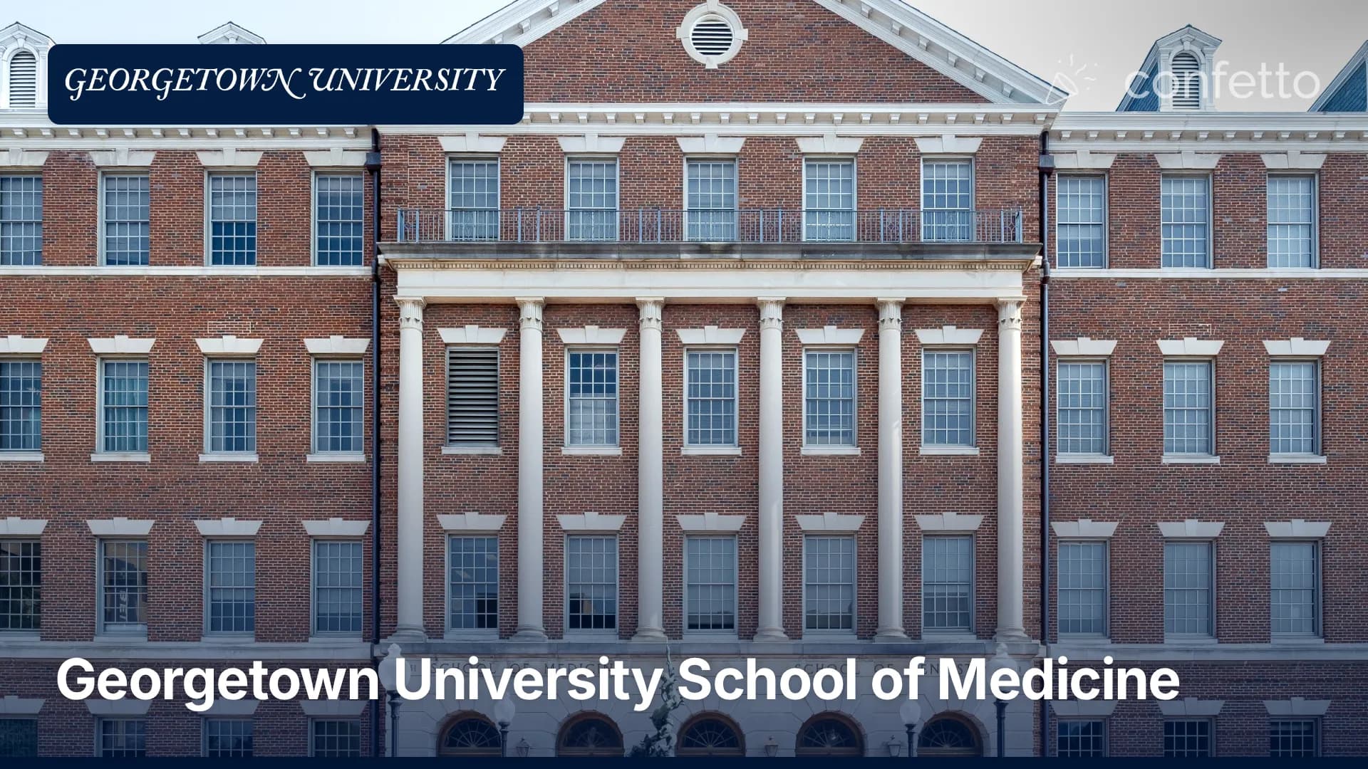 Georgetown University School of Medicine campus