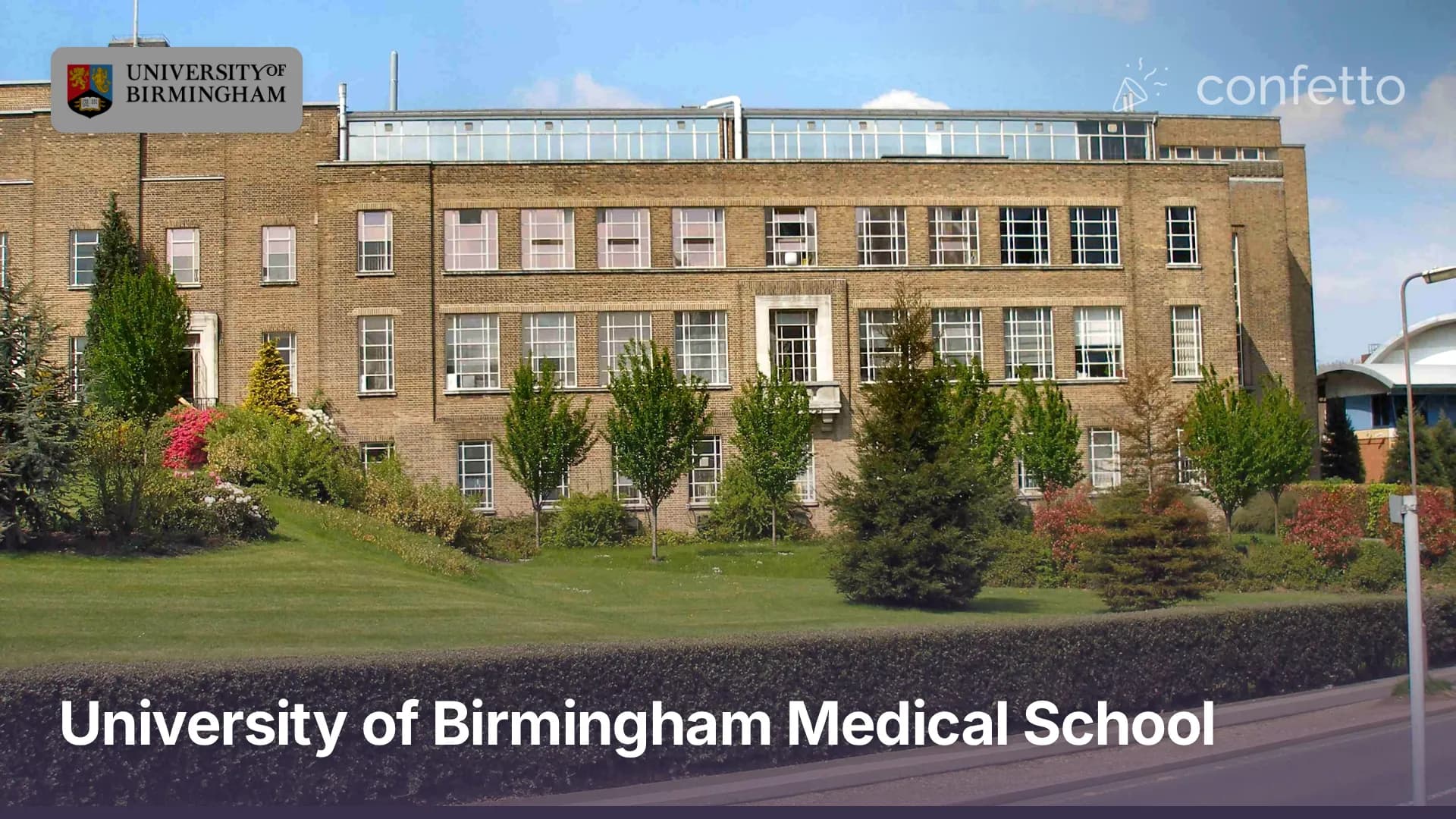 University of Birmingham Medical School campus