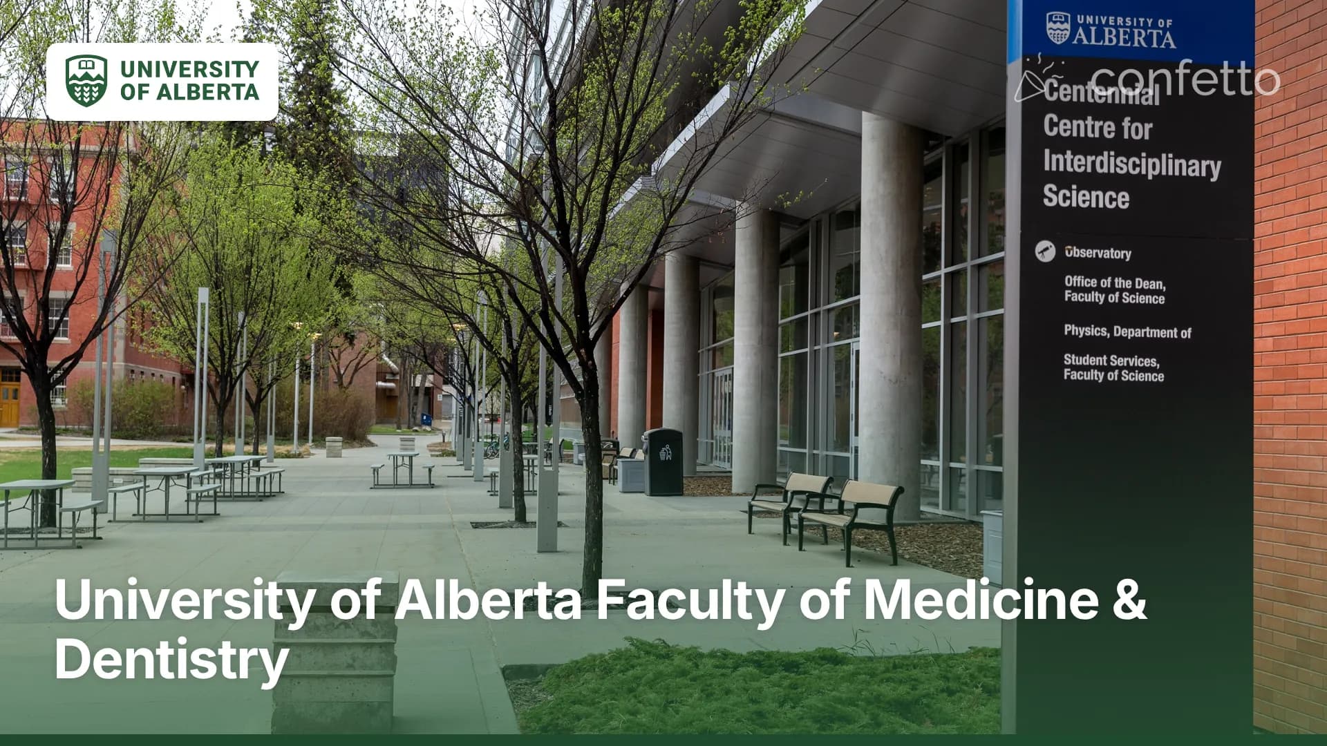 University of Alberta Faculty of Medicine & Dentistry campus