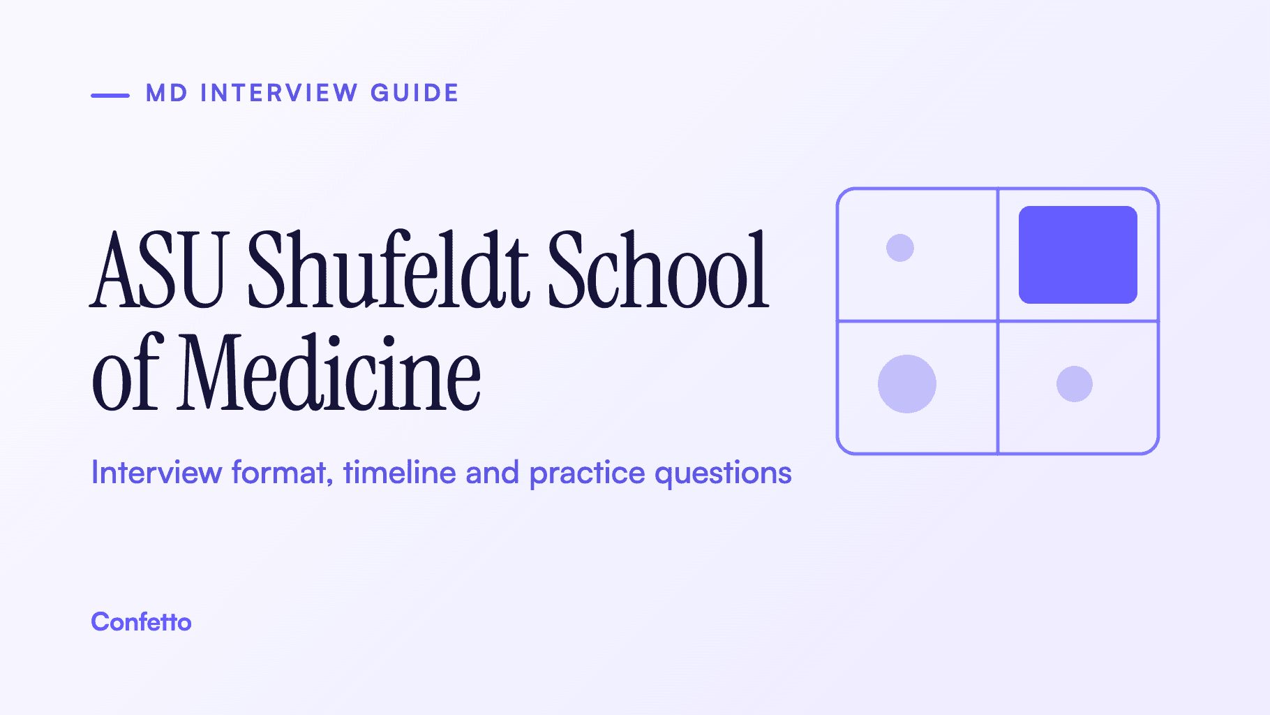 ASU John Shufeldt School of Medicine and Medical Engineering interview guide: format, timeline and practice questions
