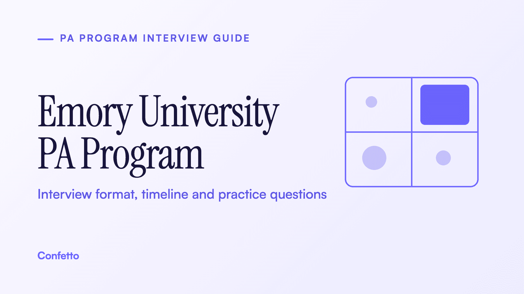 Emory University PA Program interview guide: format, timeline and practice questions