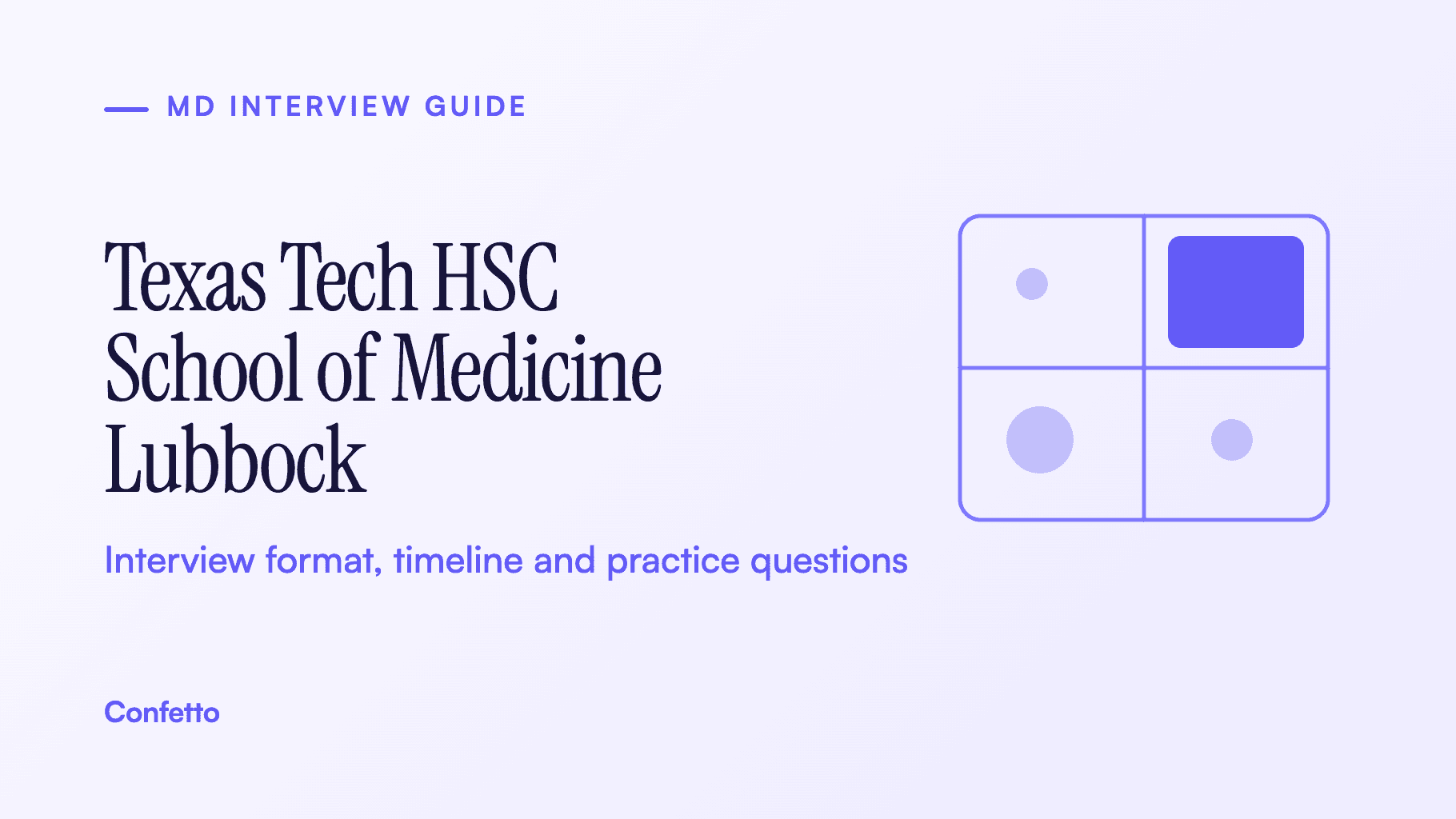 Texas Tech University Health Sciences Center School of Medicine Lubbock interview guide: format, timeline and practice questions